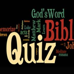 Junior bible quiz questions and answers