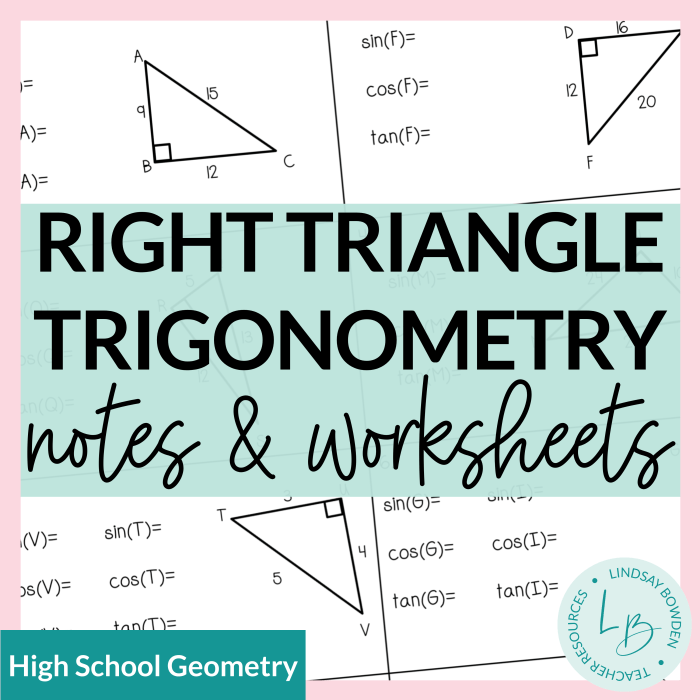 Ch 7 notes right triangles answer key